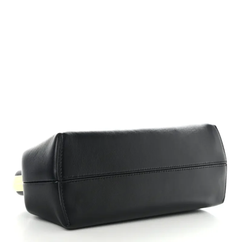 FENDI SMALL FENDI FIRST BLACK SHINY NAPPA LEATHER GOLD HARDWARE - Image 6