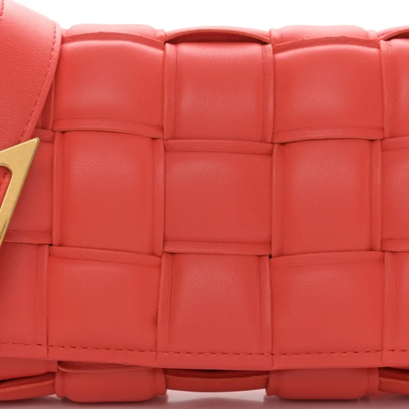 BOTTEGA VENETA MAXI INTRECCIATO PADDED CASSETTE CROSSBODY BAG SUNBURST NAPPA LEATHER - Image 8