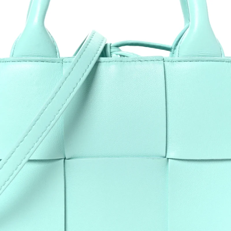 BOTTEGA VENETA MAXI INTRECCIO CANDY ARCO TOTE CELADON LAMBSKIN LEATHER - Image 7