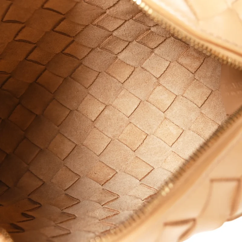 BOTTEGA VENETA MINI LOOP CAMERA BAG ALMOND NAPPA LEATHER - Image 7