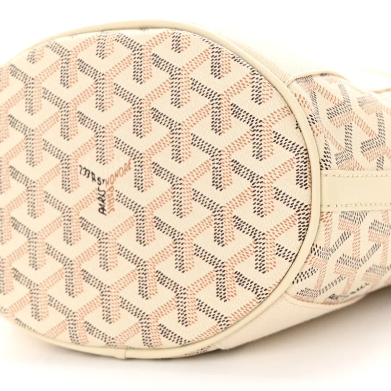 GOYARD BELHARRA TOTE PM SAND GOYARDINE CANVAS - Image 4