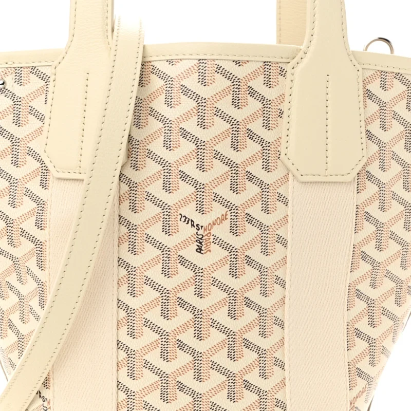 GOYARD BELHARRA TOTE PM SAND GOYARDINE CANVAS - Image 7