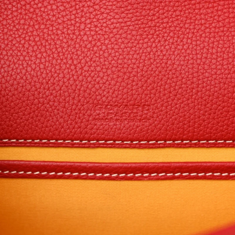 GOYARD BELVEDERE II PM MESSENGER BAG RED GOYARDINE CANVAS SILVER HARDWARE - Image 2