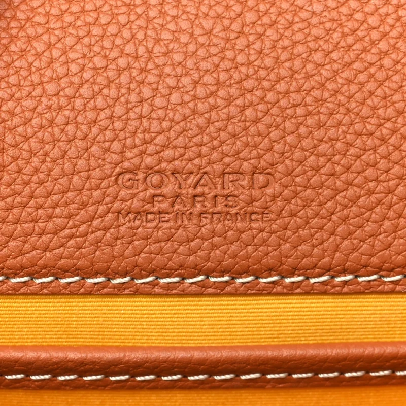 GOYARD BELVEDERE II PM MESSENGER BAG BLACK/GOLD GOYARDINE CANVAS SILVER HARDWARE - Image 2