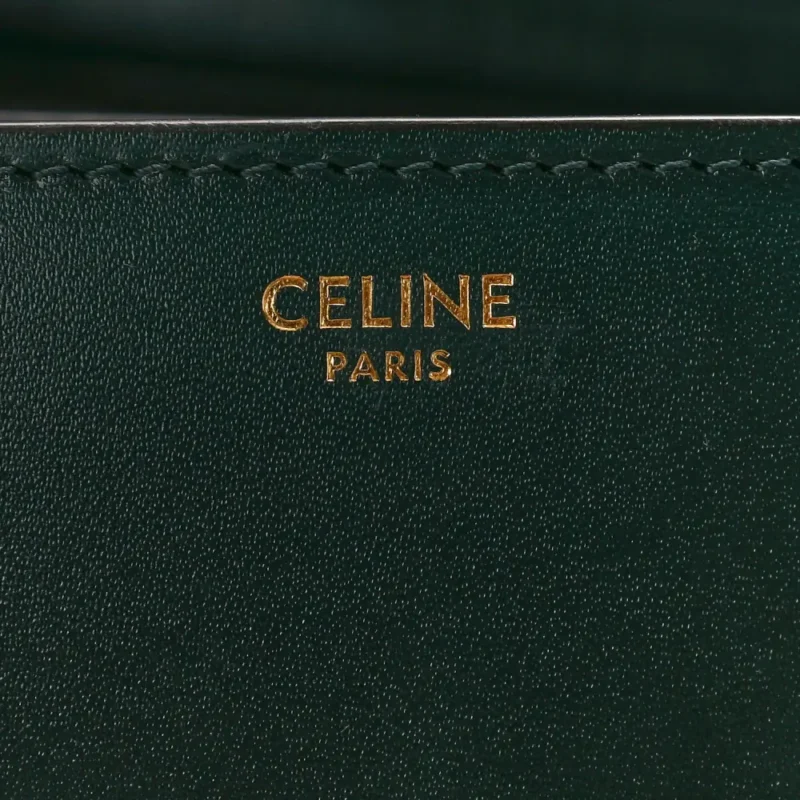 CELINE MEDIUM CLASSIC BOX MEDIUM FLAP BAG AMAZONE BOX CALFSKIN LEATHER GOLD HARDWARE - Image 2