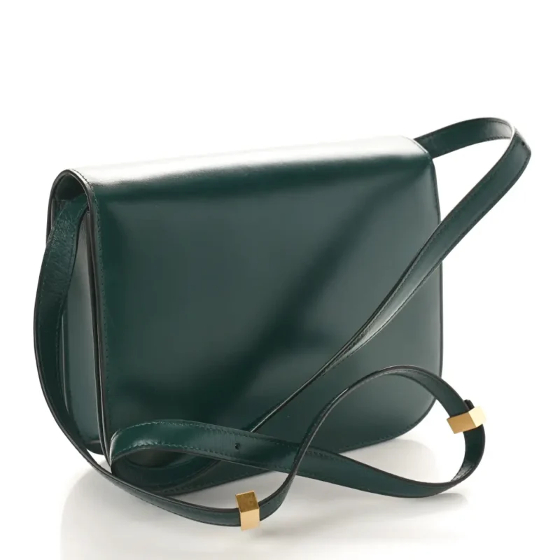 CELINE MEDIUM CLASSIC BOX MEDIUM FLAP BAG AMAZONE BOX CALFSKIN LEATHER GOLD HARDWARE - Image 3