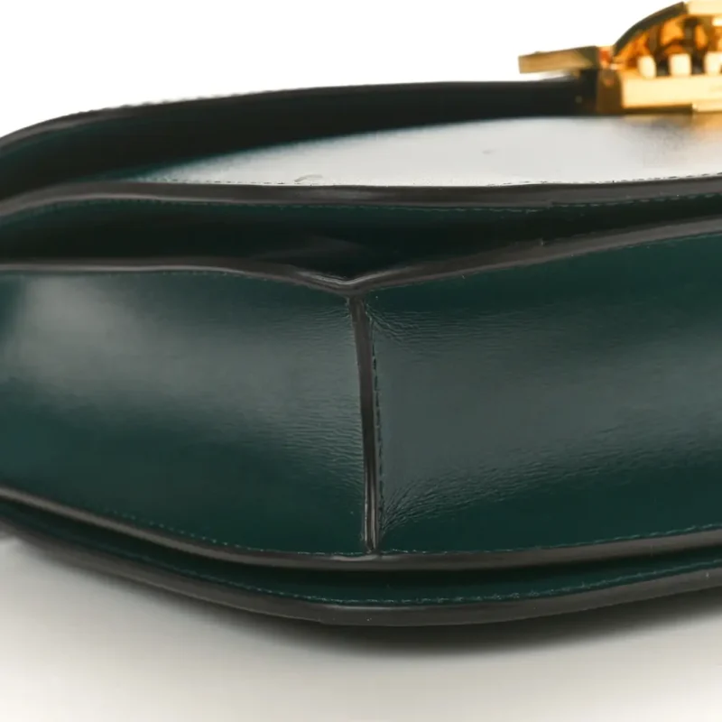 CELINE MEDIUM CLASSIC BOX MEDIUM FLAP BAG AMAZONE BOX CALFSKIN LEATHER GOLD HARDWARE - Image 4