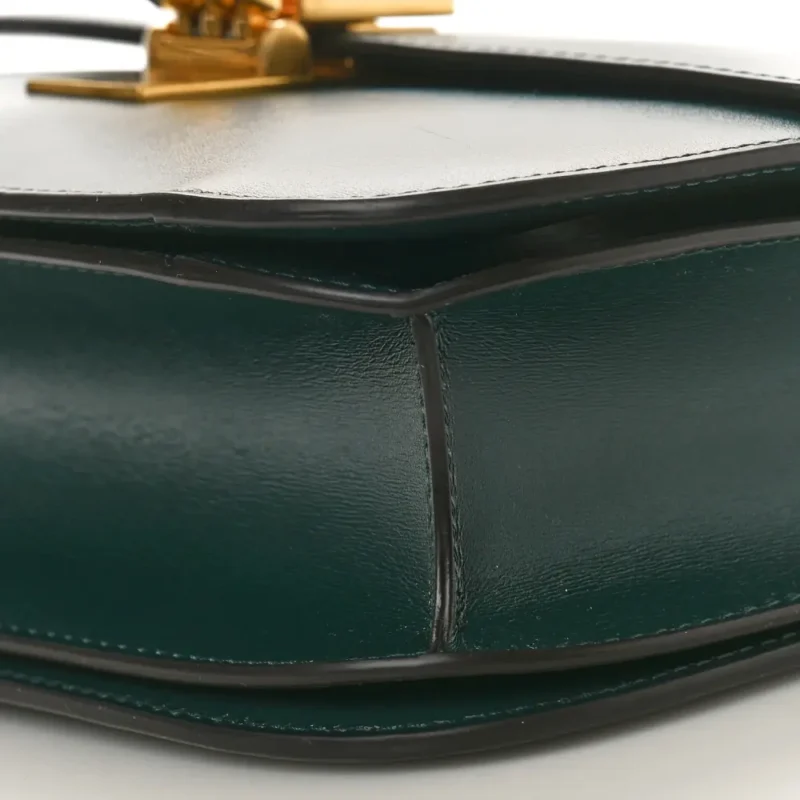 CELINE MEDIUM CLASSIC BOX MEDIUM FLAP BAG AMAZONE BOX CALFSKIN LEATHER GOLD HARDWARE - Image 5