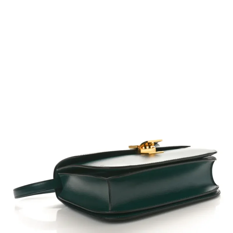 CELINE MEDIUM CLASSIC BOX MEDIUM FLAP BAG AMAZONE BOX CALFSKIN LEATHER GOLD HARDWARE - Image 6