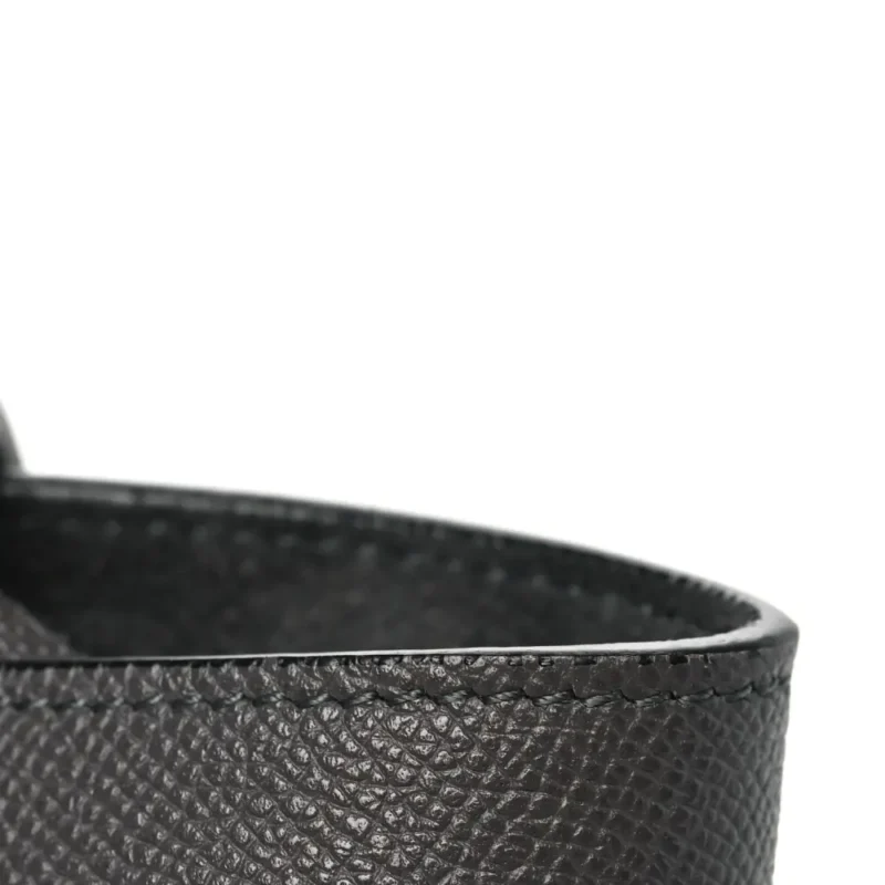 CELINE MICRO BELT BAG GREY GRAINED CALFSKIN LEATHER GOLD HARDWARE - Image 9
