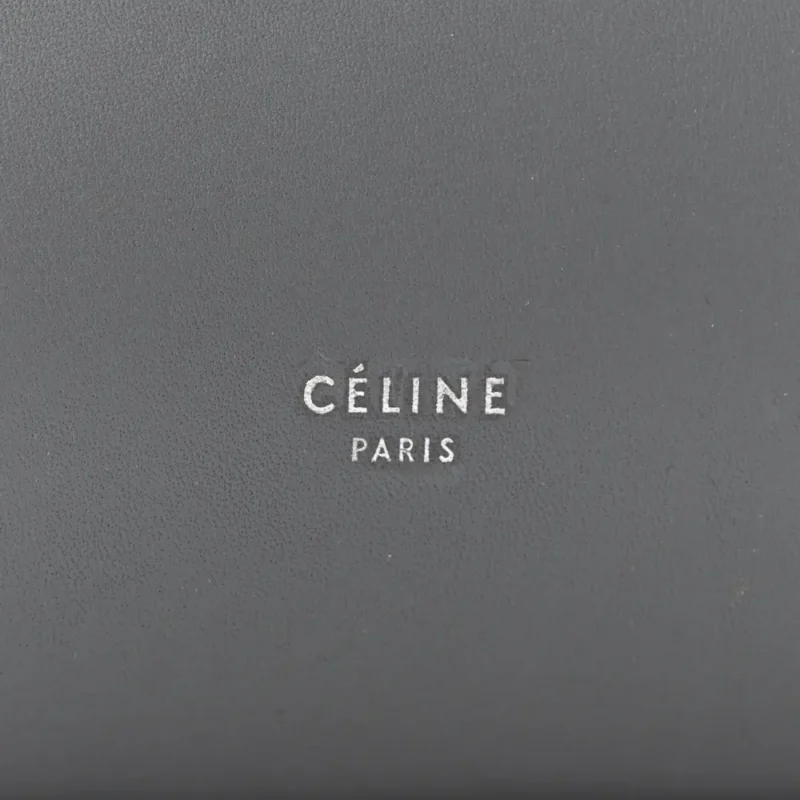 CELINE MINI BELT BAG STORM SMOOTH CALFSKIN LEATHER GOLD HARDWARE - Image 2