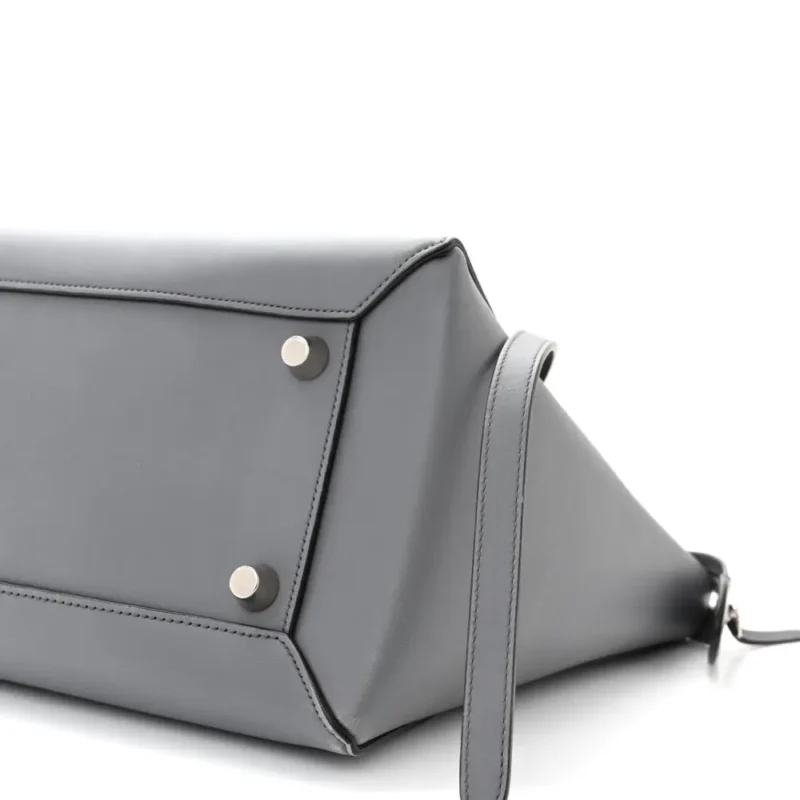 CELINE MINI BELT BAG STORM SMOOTH CALFSKIN LEATHER GOLD HARDWARE - Image 5