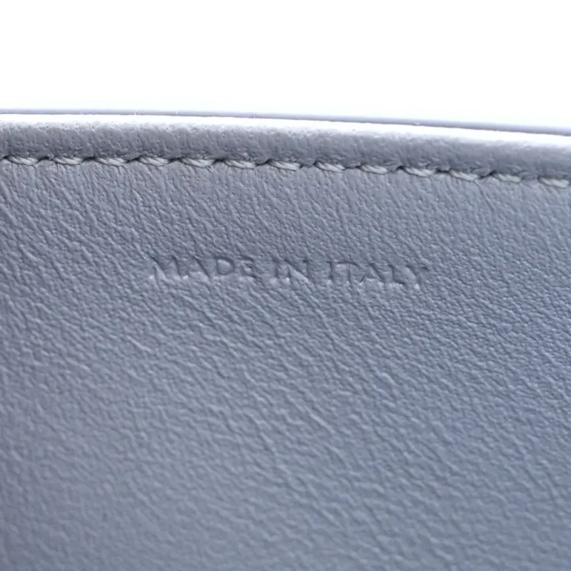CELINE MEDIUM TRIOMPHE SHOULDER BAG ARCTIC BLUE SHINY CALFSKIN LEATHER - Image 8