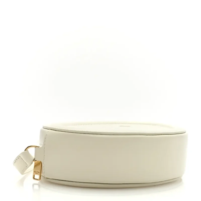 CELINE SMALL TRIOMPHE OVAL CROSSBODY PURSE TAN TRIOMPHE SMOOTH CALFSKIN LEATHER CUIR GOLD HARDWARE - Image 5