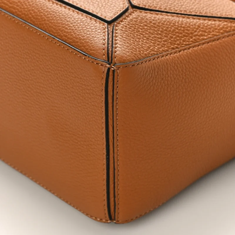 LOEWE PUZZLE BAG SMALL LIGHT CARAMEL CALFSKIN LEATHER - Image 5