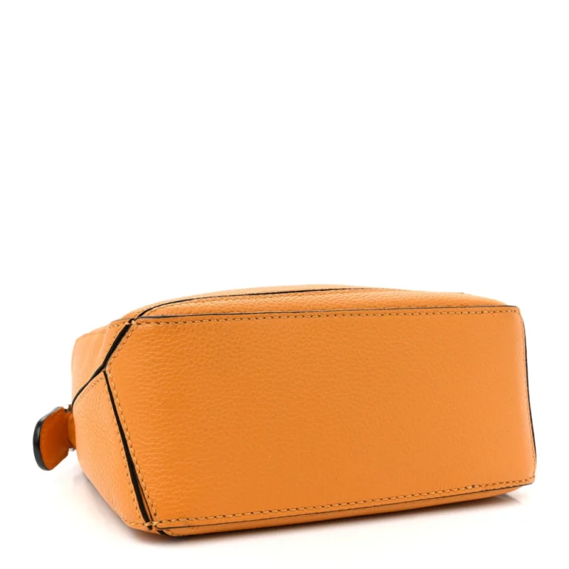 LOEWE PUZZLE BAG MINI NARCISSUS YELLOW CALFSKIN LEATHER - Image 6