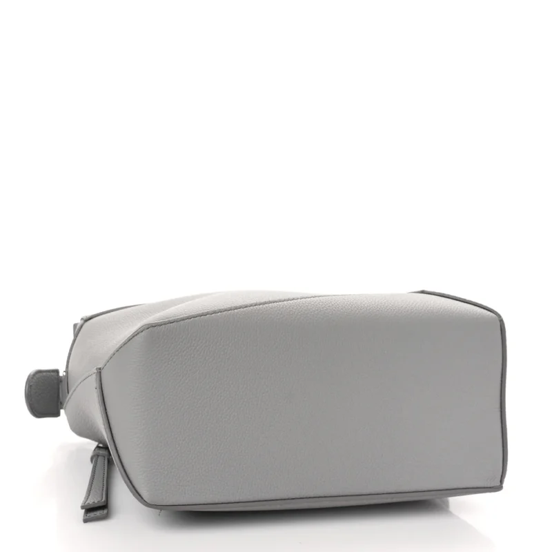 LOEWE PUZZLE BAG SMALL PEARL GREY CALFSKIN LEATHER - Image 6