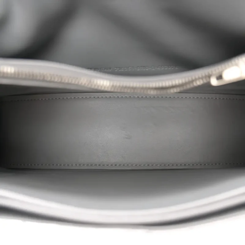 BALENCIAGA SMALL CRUSH CHAIN BAG BEIGE QUILTED CRUSHED CALFSKIN LEATHER SILVER HARDWARE - Image 7