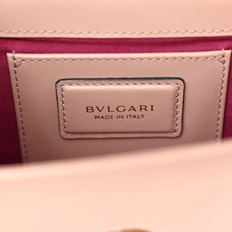 BVLGARI MINI SERPENTI FOREVER CROSSBODY BAG BEIGE CALFSKIN LEATHER GOLD HARDWARE - Image 2