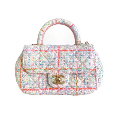 CHANEL COCO HANDLE PINK 23CM TOP-HANDLE BAGS CROSSBODY BAGS