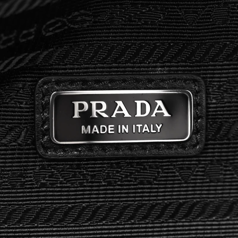 PRADA MEDIUM TRIANGLE SHOULDER BELT BAG ASTRALE SAFFIANO LEATHER SILVER HARDWARE - Image 2
