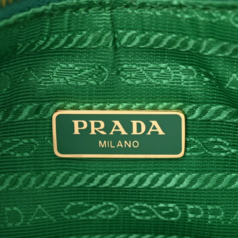 PRADA MEDIUM RE-EDITION 2005 SHOULDER BAG MINT SAFFIANO LUX LEATHER GOLD HARDWARE - Image 2