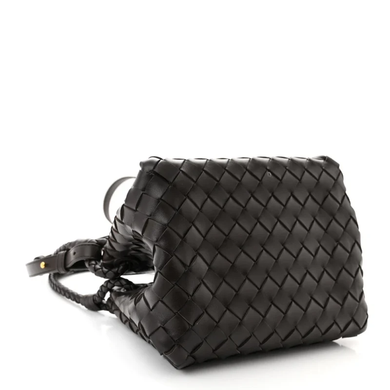 BOTTEGA VENETA SMALL INTRECCIATO PARACHUTE SHOULDER BAG FONDANT NAPPA LEATHER - Image 6