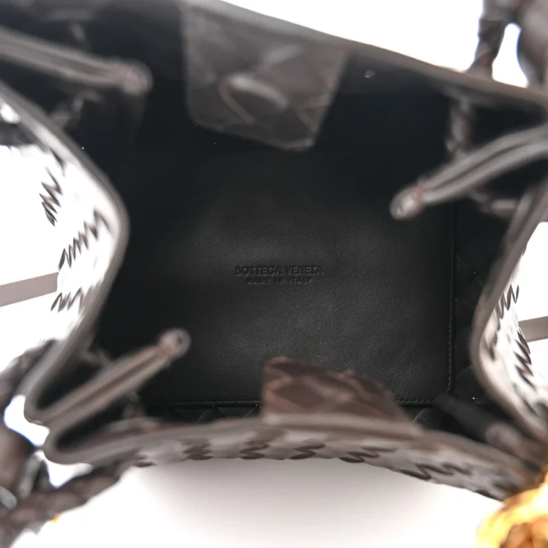 BOTTEGA VENETA SMALL INTRECCIATO PARACHUTE SHOULDER BAG FONDANT NAPPA LEATHER - Image 7