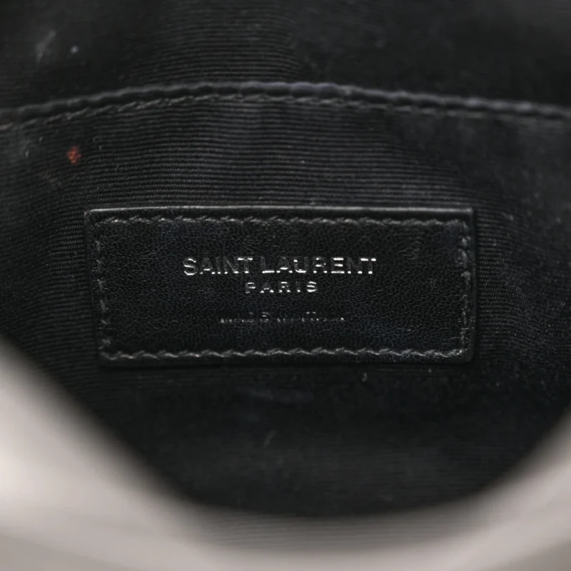 SAINT LAURENT SMALL LOU BELT BAG ASPHALT MONOGRAM LAMBSKIN LEATHER - Image 2