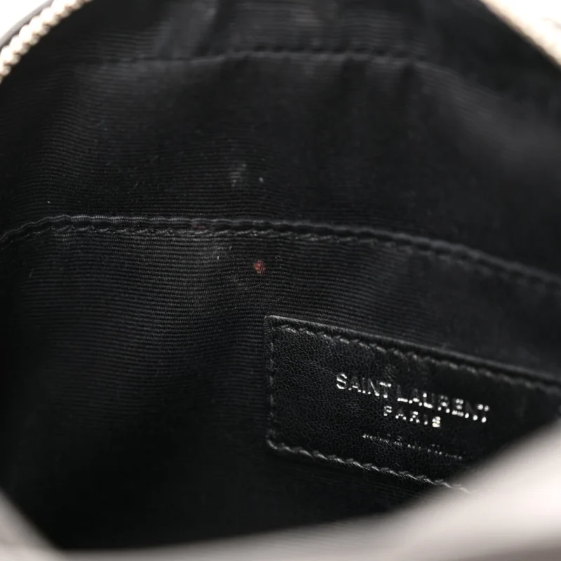 SAINT LAURENT SMALL LOU BELT BAG ASPHALT MONOGRAM LAMBSKIN LEATHER - Image 13