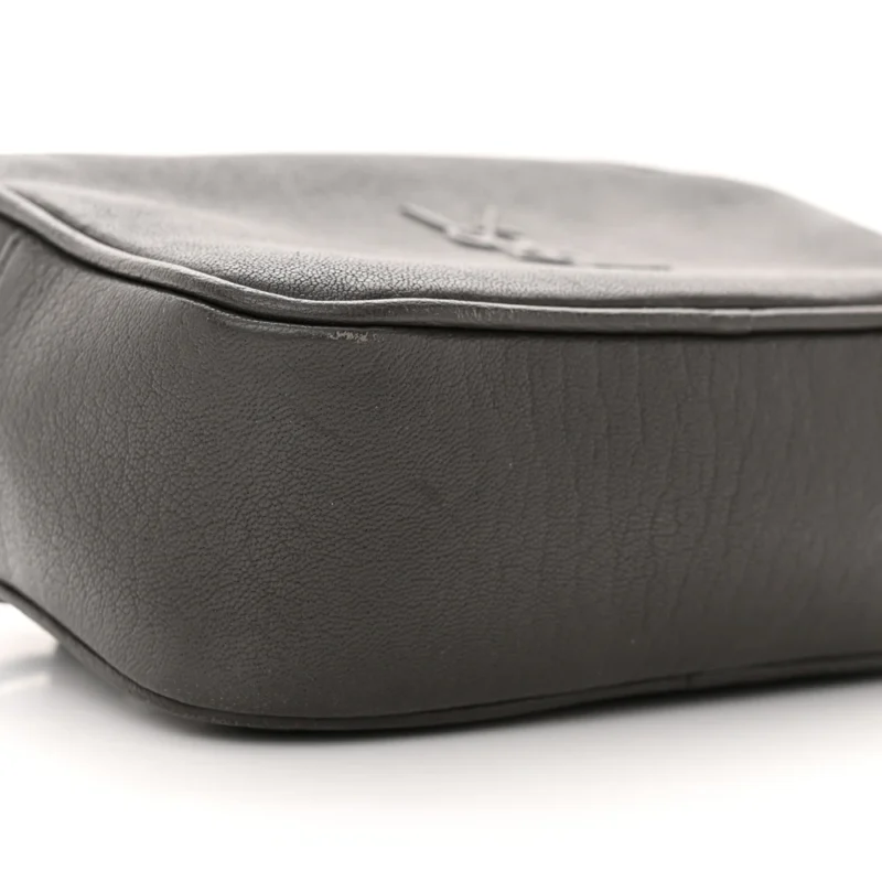 SAINT LAURENT SMALL LOU BELT BAG ASPHALT MONOGRAM LAMBSKIN LEATHER - Image 4