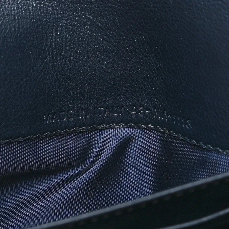 DIOR SMALL SADDLE LONG WALLET WITH CHAIN BLUE OBLIQUE CANVAS BRASS HARDWARE - Image 7