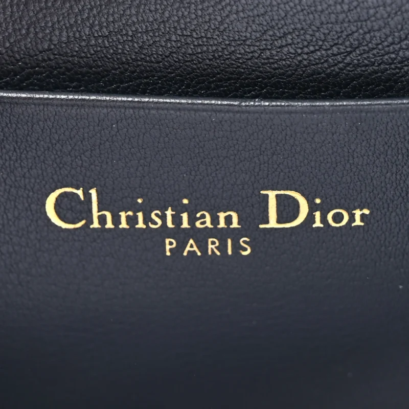 DIOR SMALL MONTAIGNE 30 PHONE HOLDER WITH CHAIN BLUE OBLIQUE CANVAS - Image 2