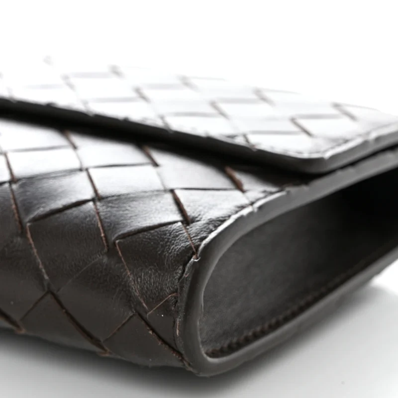 BOTTEGA VENETA LONG INTRECCIATO ANDIAMO TOP HANDLE CLUTCH FONDANT NAPPA LEATHER GOLD HARDWARE - Image 5
