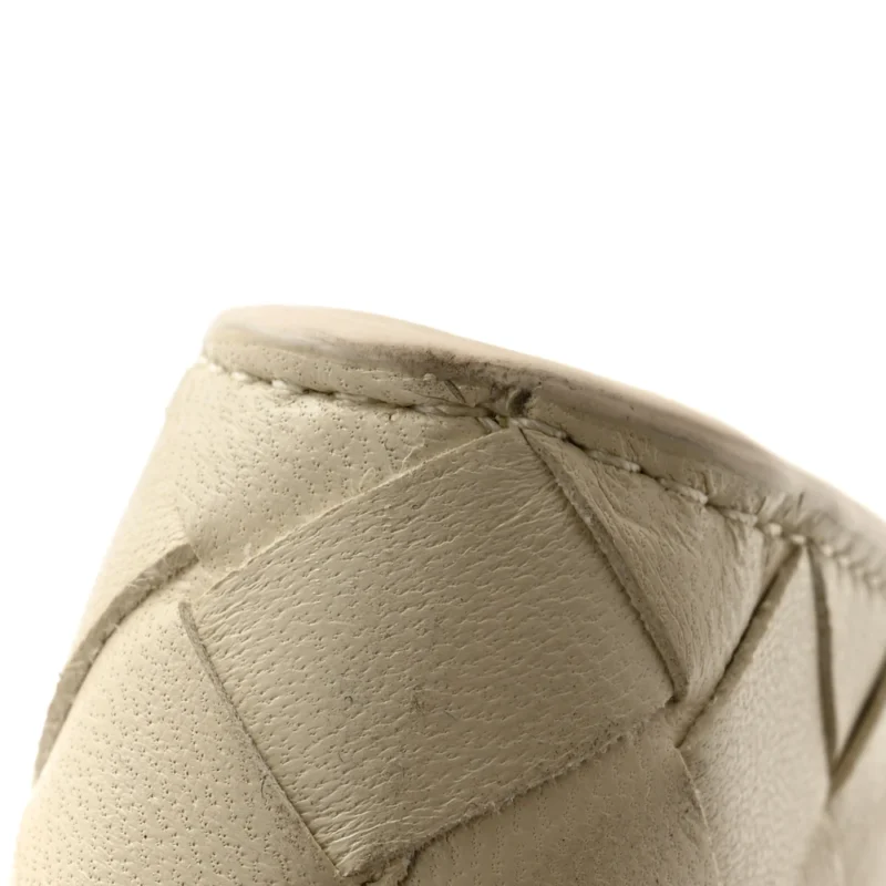 BOTTEGA VENETA MEDIUM INTRECCIATO LONG ANDIAMO TOP HANDLE SEA SALT NAPPA LEATHER GOLD HARDWARE - Image 4
