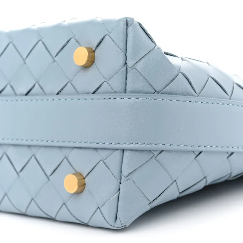 BOTTEGA VENETA MINI INTRECCIATO WALLACE ICE NAPPA CALFSKIN LEATHER - Image 5