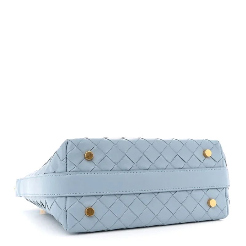 BOTTEGA VENETA MINI INTRECCIATO WALLACE ICE NAPPA CALFSKIN LEATHER - Image 6