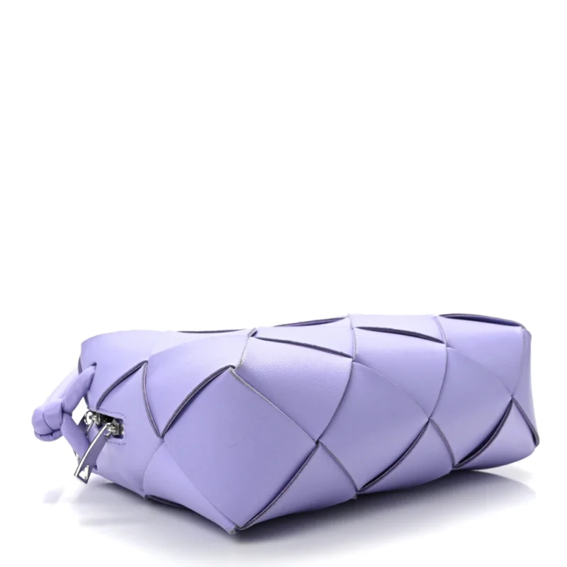 BOTTEGA VENETA BUBBLE WRAP MINI POUCH METALLIC GOLD FABRIC - Image 6