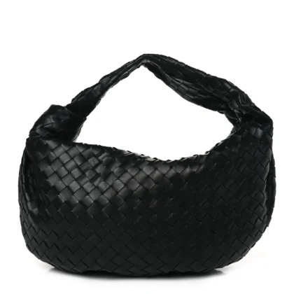 BOTTEGA VENETA SMALL INTRECCIATO JODIE BLACK NAPPA LEATHER
