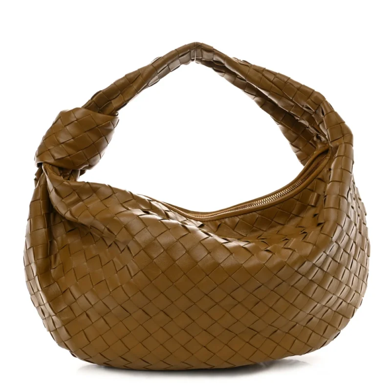 BOTTEGA VENETA SMALL INTRECCIATO JODIE ACORN NAPPA LEATHER
