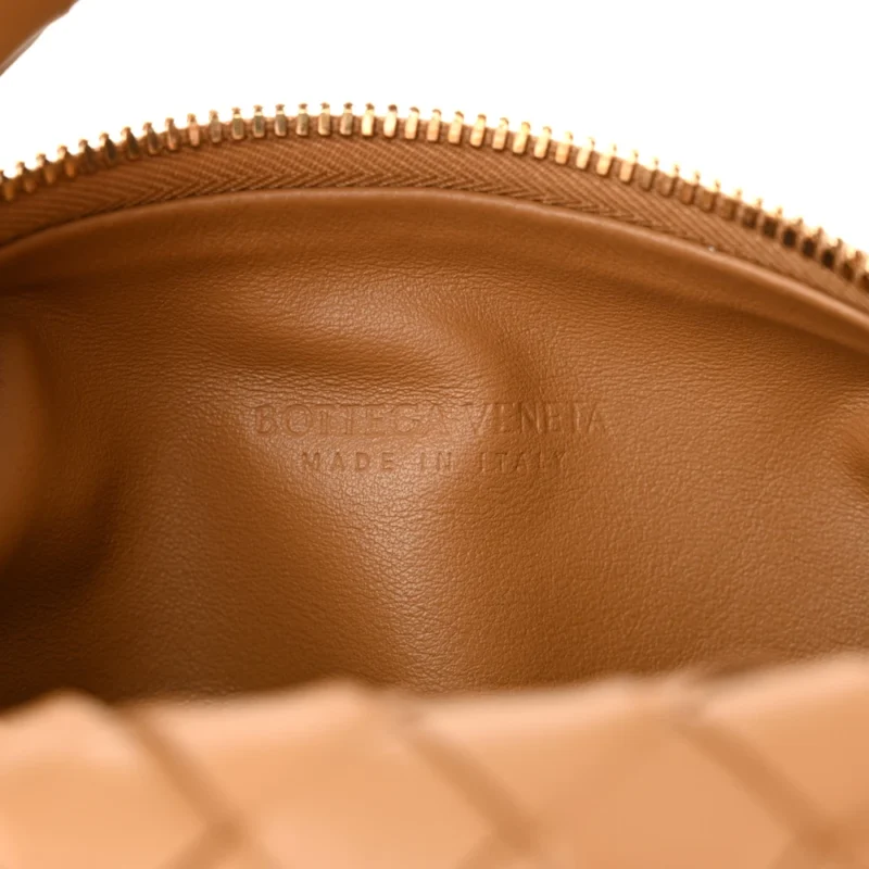 BOTTEGA VENETA MINI INTRECCIATO JODIE CARAMEL NAPPA LEATHER - Image 2