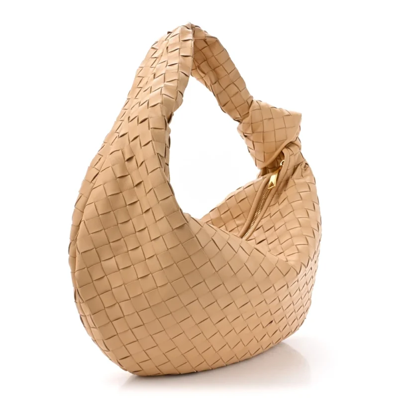 BOTTEGA VENETA MAXI INTRECCIATO TEEN JODIE HOBO ALMOND NAPPA LEATHER - Image 3