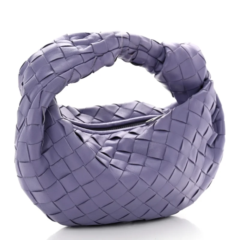 BOTTEGA VENETA MINI INTRECCIATO JODIE LAVENDER NAPPA LEATHER - Image 3