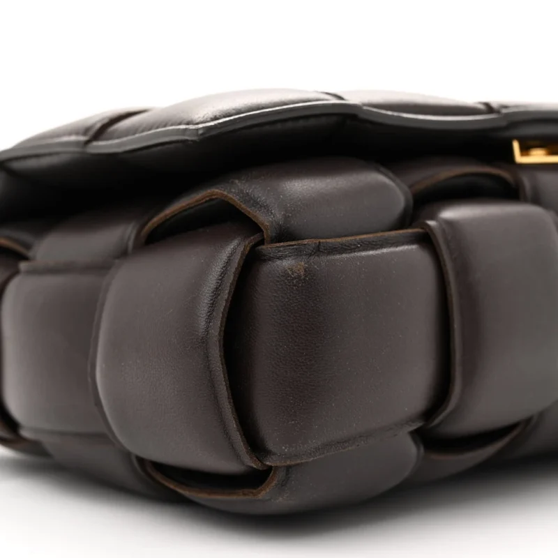 BOTTEGA VENETA MAXI INTRECCIATO PADDED CASSETTE CROSSBODY BAG FONDENTE NAPPA LEATHER - Image 4