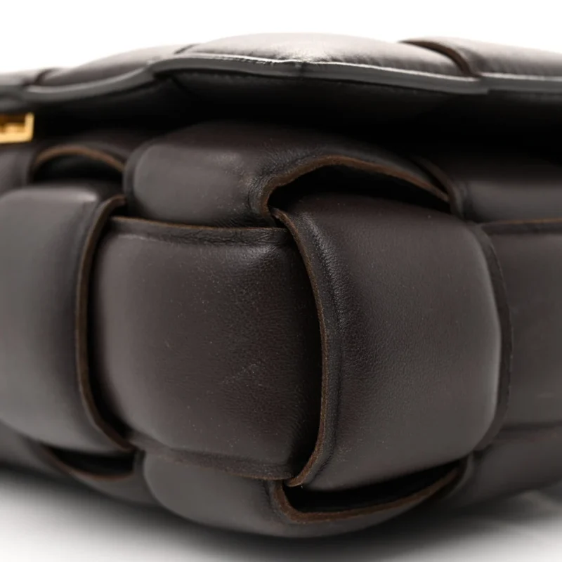 BOTTEGA VENETA MAXI INTRECCIATO PADDED CASSETTE CROSSBODY BAG FONDENTE NAPPA LEATHER - Image 5