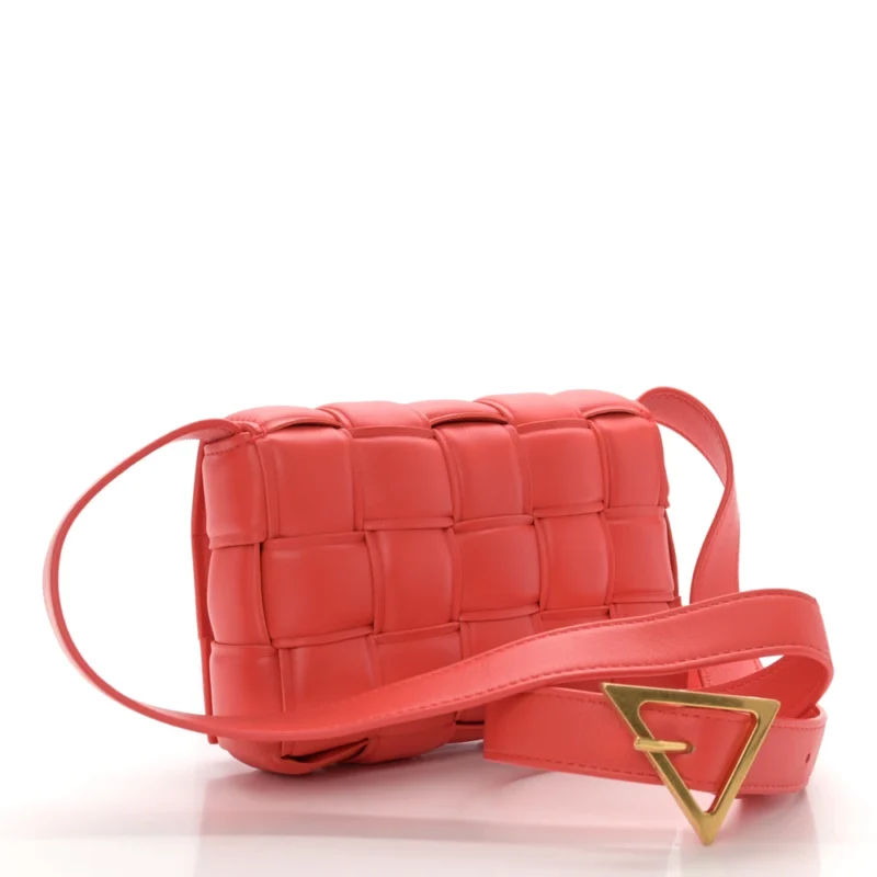 BOTTEGA VENETA MAXI INTRECCIATO PADDED CASSETTE CROSSBODY BAG SUNBURST NAPPA LEATHER - Image 3
