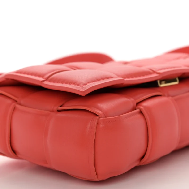 BOTTEGA VENETA MAXI INTRECCIATO PADDED CASSETTE CROSSBODY BAG SUNBURST NAPPA LEATHER - Image 5