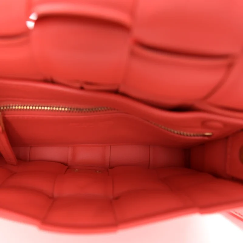BOTTEGA VENETA MAXI INTRECCIATO PADDED CASSETTE CROSSBODY BAG SUNBURST NAPPA LEATHER - Image 7