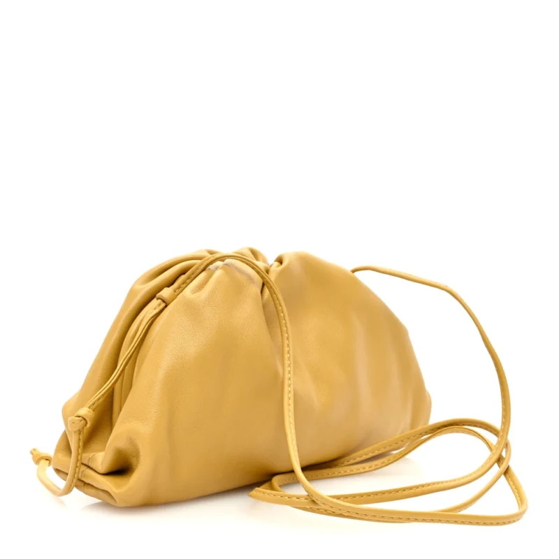 BOTTEGA VENETA MINI THE POUCH BUTTERSCOTCH BUTTER CALF LEATHER - Image 3