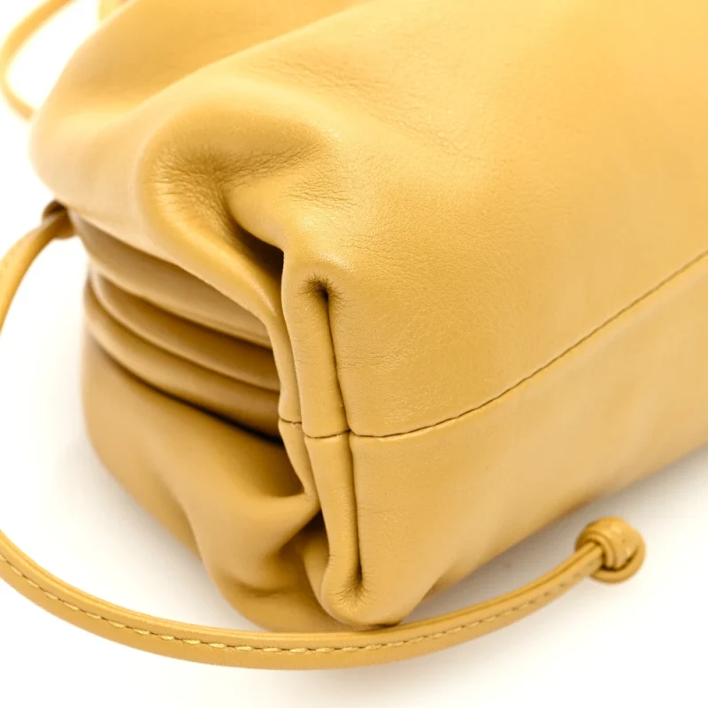 BOTTEGA VENETA MINI THE POUCH BUTTERSCOTCH BUTTER CALF LEATHER - Image 4
